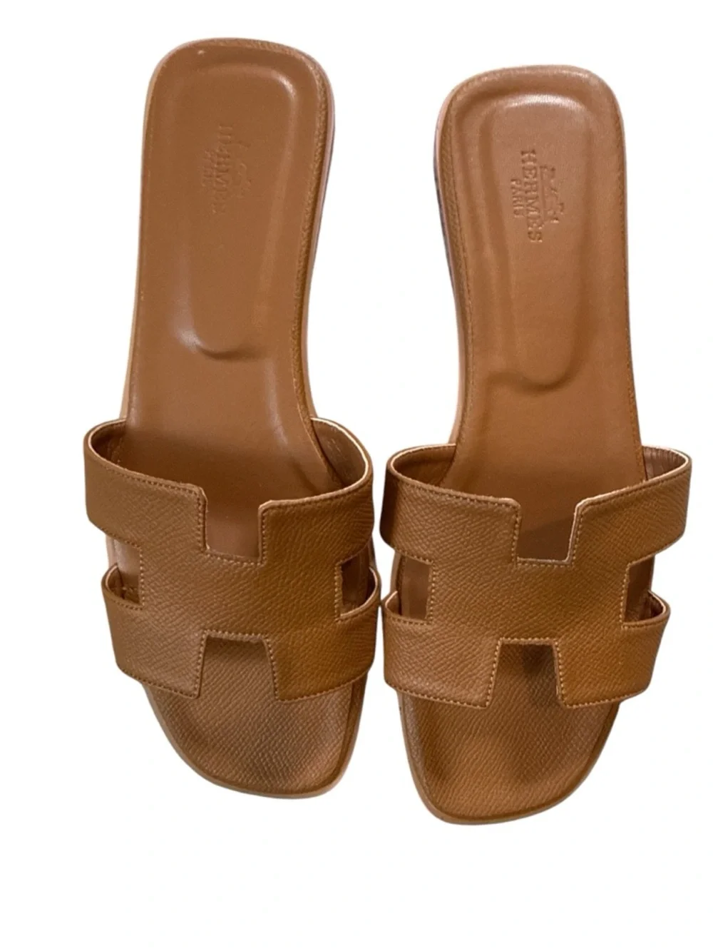 Hermes Oran Sandals in Gold EU38 - Picture 1 of 8